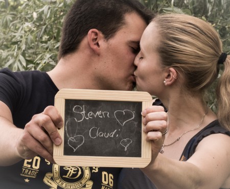 Claudia und Steven, Engagement Shooting am Schloss Monrepos